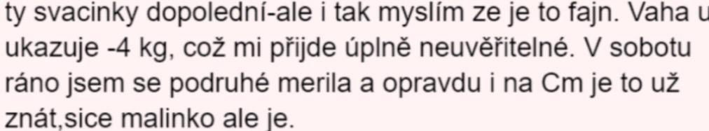 Zpráva od klientky