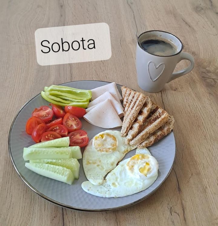 Ukázka jídla z jídelníčku